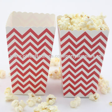 eco friendly chevron paper popcorn box global sources paper popcorn box