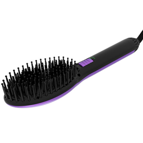 hot air straightening brush