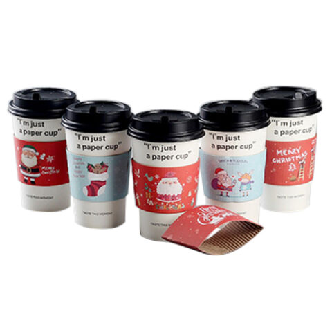 disposable christmas coffee cups