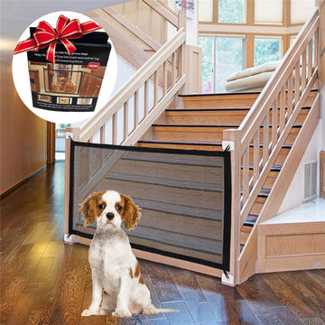 mesh retractable pet gate