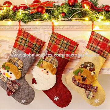 Download China Christmas Stocking Big Classic Xmas Stockings 3 Pack Santa Snowman Reindeer Character Stocking On Global Sources Stocking Christmas Decoration Big Christmas Stocking Big Christmas Wrapping Ribbon