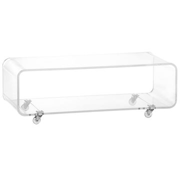 China Acrylic Tv Stand From Shenzhen Manufacturer Haoyu China Clear Acrylic Tv Stand Table Storage Lucite Living Room Furniture Movable Bench