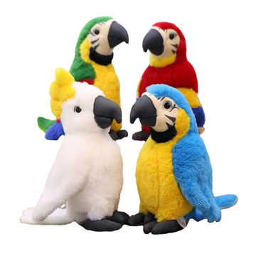 macaw soft toy