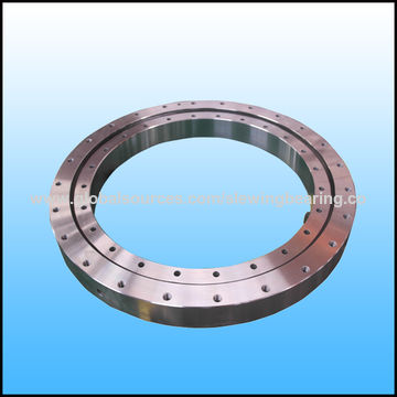 Single row four point contact ball slewing bearing with ungeared 010.25 ...