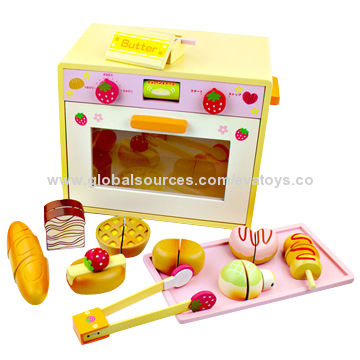 kids wooden microwave