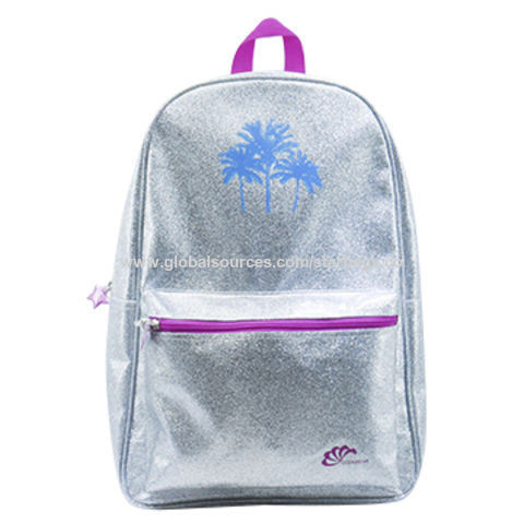 glitter school backpack