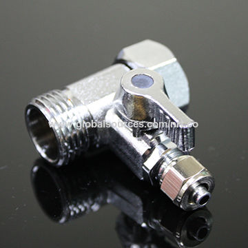 Two Touch Faucet Valve For Hot Cold Water Connection For A Bidet