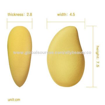 Beauty Makeup Puff Mango Shaped Latex Free - Latex Free Makeup Beauty Makeup Puff Mango Shaped Latex Free - Latex Free Makeup