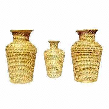 Flower Vase Made Of Unbreakable Rattan Material Global Sources