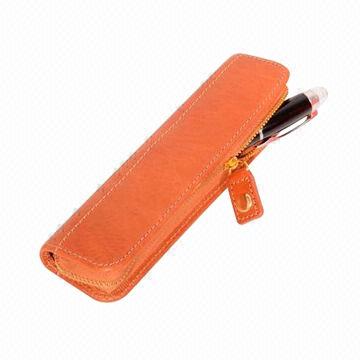 luxury leather pencil case