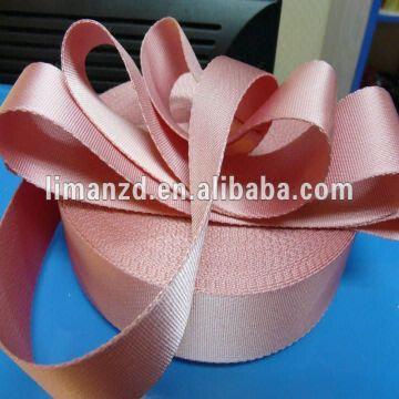 pink tubular webbing