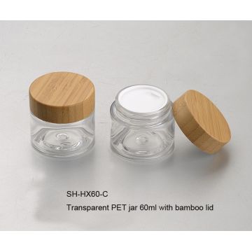 Download Bamboo Jar Empty 60ml Pet Jar With Bamboo Lid Natural Plastic Cosmetic Jars Global Sources