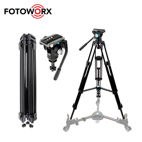 China Professional Video Tripod with Fluid Drag Head for DSLR Cameras ...