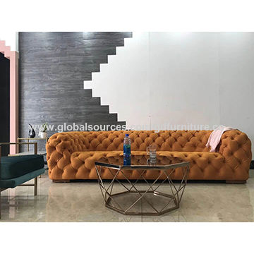 Luxury Leather Sofa Set 4 Seat, Luxury Leather Couch