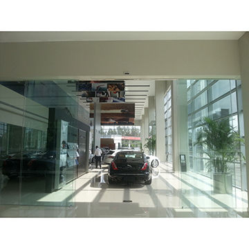 Commercial Building Entry Door Drive System Safety Sensor Glass