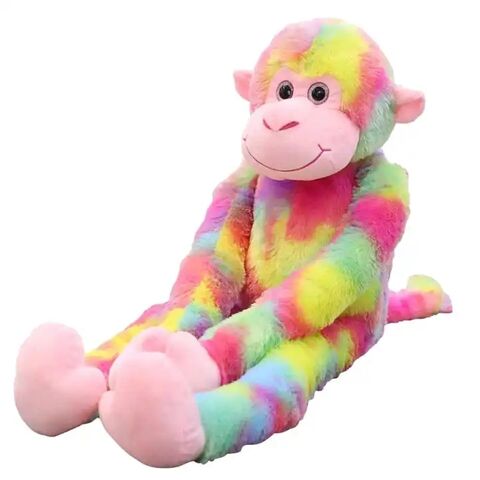 rainbow monkey stuffed animal