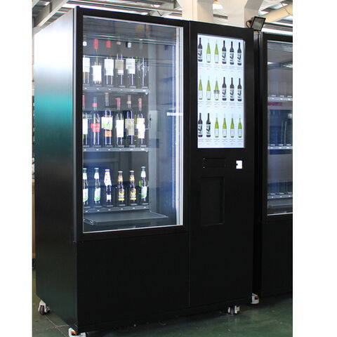 China 24 Hours Glass Wine Beer Bottle Vending Machine With Elevator On Global Sources Wine Olive Vending Machine Beverage Vending Machine Cash Acceptor Vending Machine