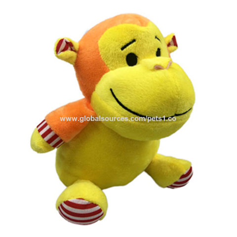yellow stuffed monkey