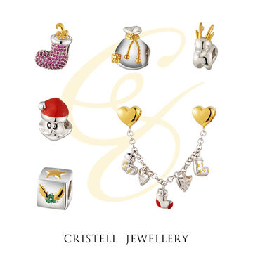 china christmas lightplatinum plated 925 sterling silver christmas charms with cz stonesround - Christmas Charms china christmas lightplatinum plated 925 sterling silver christmas charms with cz stonesround - Christmas Charms