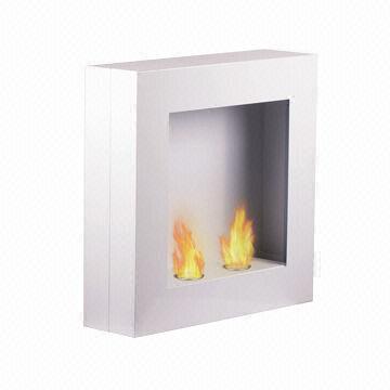 Wall Mounted Gel Fuel Fireplace With 2 X 304ss Fuel Cups Double