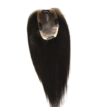 China Natural Straight Virgin Hair Hair Topper Russian Hair