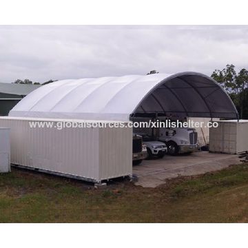 40ft Arch Curved Big Container Cover Tent Roof Trusses Container ...