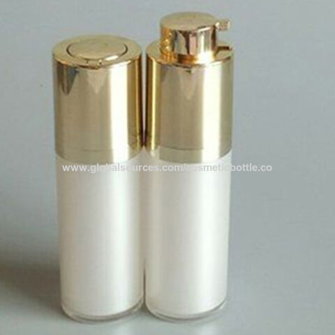 Download China 30ml White Acrylic Airless Pump Cosmetic Bottle On Global Sources Double Walled Bottle