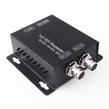 China 1x2 SDI Splitter support 120m BNC Repeater, 3G SDI Full HD 1080P ...