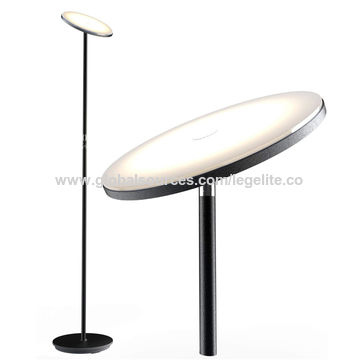 Bright Touch Control Tall Standing Pole, Led Torchiere Floor Lamp With Dimmer