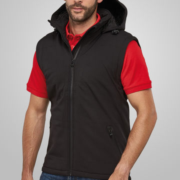 mens hoodie vest
