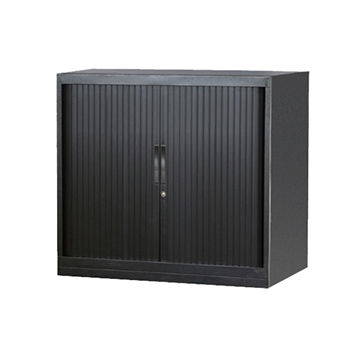 Steel Tambour Door File Cabinet Half Height Filing Storage