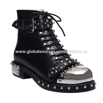 women's fashion steel toe boots