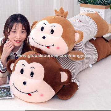 monkey plush pillow