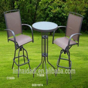 Outdoor Steel Furniture Swivel Rocker Sling Bar Chair 3 Pcs Patio Set Dining Global Sources - Sling Swivel Rocker Patio Set Outdoor Steel Furniture Swivel Rocker Sling Bar Chair 3 Pcs Patio Set Dining Global Sources - Sling Swivel Rocker Patio Set