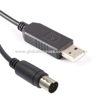 China Usb To 8 Pin Mini Din Male Serial Adapter Ftdi Ft232 Chipset On Global Sources Usb To Rs232 Programming Cable Mini Din Programming Cable Usb To Mini Din 8p Cable