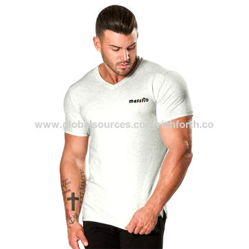 muscle fit v neck