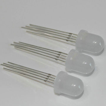 LARGE 10mm RGB LED Diffused Lens Common ANODE 25x