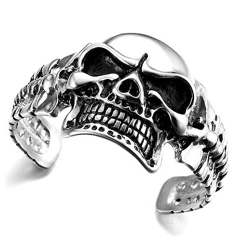 China Men S Stainless Steel Skull Bracelet From Shenzhen Wholer Men S Stainless Steel Skull Bracelet China