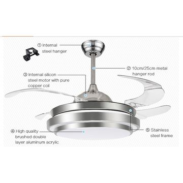 220v Ceiling Fan Light Best Decorative Ceiling Fan Invisible Blade