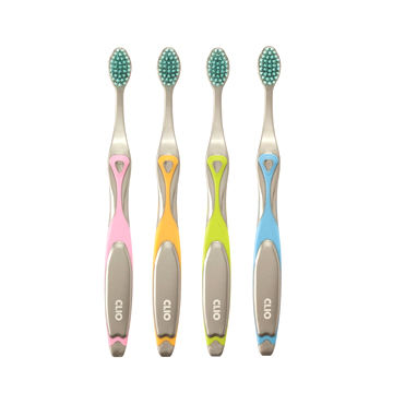 rounded bristle toothbrush