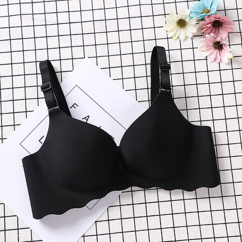 China Breathable Invisible Bra One Piece push up wireless bra seamless ...