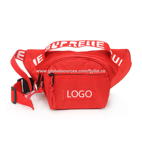 red clear fanny pack