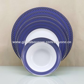 China Dinnerware Sets From Shenzhen Trading Company Wayone Decal Printed Bright Colour Dinnerware Sets