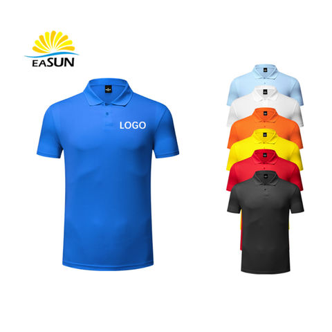 100 polyester collared shirts