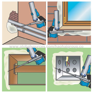 Pu Foam Sealants For Gap Filler Between Door Window And Wall