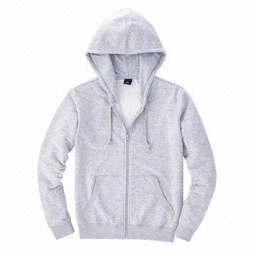 mens cotton zip up hoodie