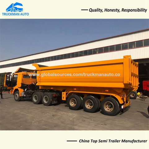 China 3 Axles Hydraulic Tipper Trailer For Sale On Global Sources 3 Axles Tipper Trailer 60 Tons Dump Trailer Dumper Trailer