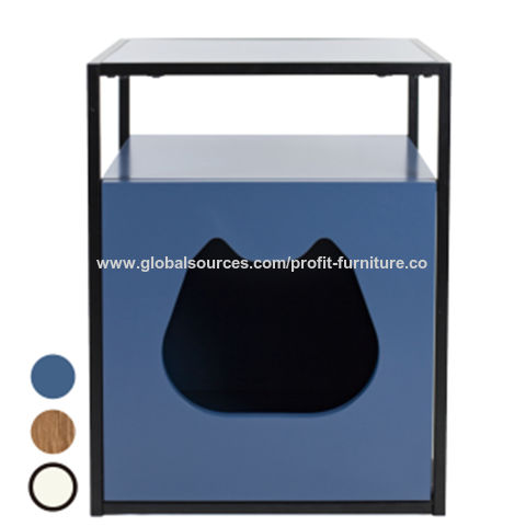 litter box side table