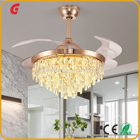 China Whole Led 42inch Tricolor, Dining Room Chandelier Ceiling Fan