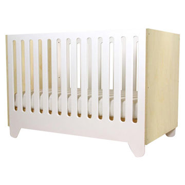 China Babies Crib Made Of Bamboo Or Birch Wood White Painted Mdf